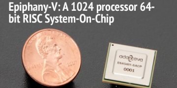 epiphanyv a 1024 processor 64 bit risc systemonchip 1 638