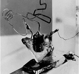 THE FIRST TRANSISTOR