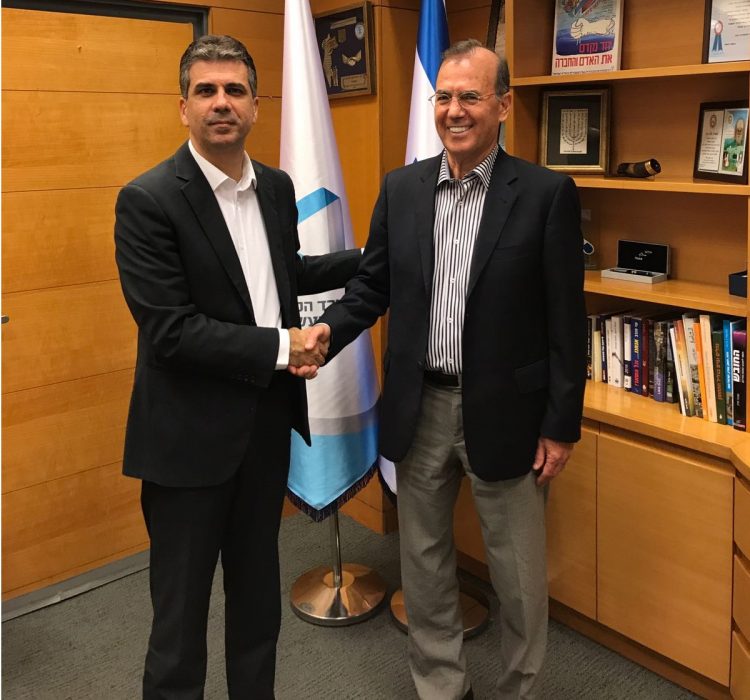 שר הכלכלה עם יור הרשות לחדשנות