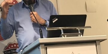 דב מורן במפגש הסיליקון קלאב. צילום: שמואל אוסטר