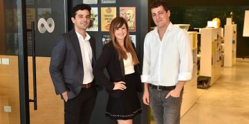 שמואל חפץ סגן יור הדירקטוריון סיון ראושר מנכל אילון לוטם סמנכל טכנולוגיות מחברת SAM קרדיט תומר רטנברג