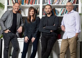 מימין יאיר שוהם רועי בר קט עדי כספי ונועם קייזר. המנהלים בקרן אינטל קפיטל צילום אייל טואג