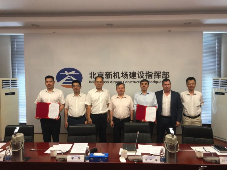 Amir Leybov Executive Vice Chairman of the Board Xsight Systems at the siging ceremony