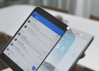 SurfaceDuo 6 של מיקרוסופט. הדגמים הבאים עשויים להיות מבוססי ARM. צילום יחצ