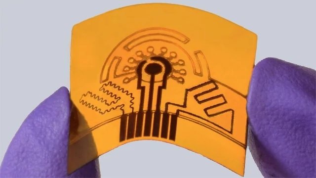 חיישן זיעה. צילום: Caltech