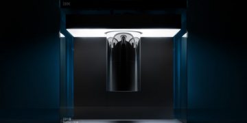 המחשב הקוונטי IBM-Q-syatem-one. צילום יחצ, IBM