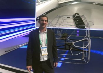 נמרוד דור, מנהל אזור אסיה ואפריקה במובילאיי בביתן החברה בתערוכת CES 2020. צילום: אבי בליזובסקי