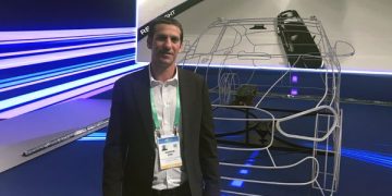 נמרוד דור, מנהל אזור אסיה ואפריקה במובילאיי בביתן החברה בתערוכת CES 2020. צילום: אבי בליזובסקי