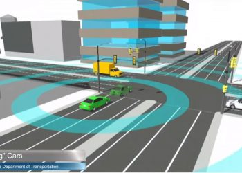 מכוניות משוחחות ביניהן. מקור: משרד התחבורה האמריקני