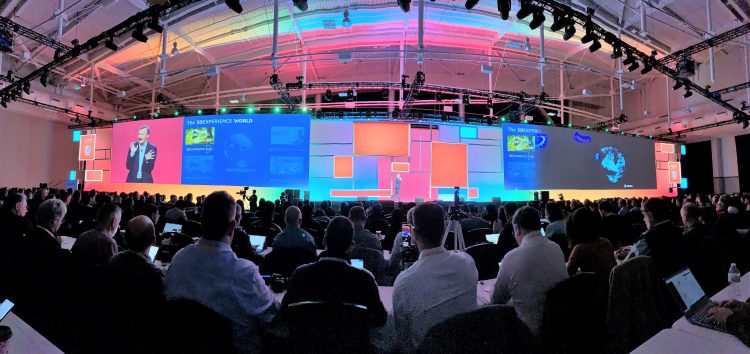 מנכ"ל דאסו סיסטמס ברנררד שארלס בכנס השנתי של החברה בנשוויל, פברואר 2020. צילום: שלמה גרדמן