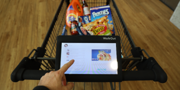 עגלת הקניות האוטונומית של WalkOut. צילום יחצ