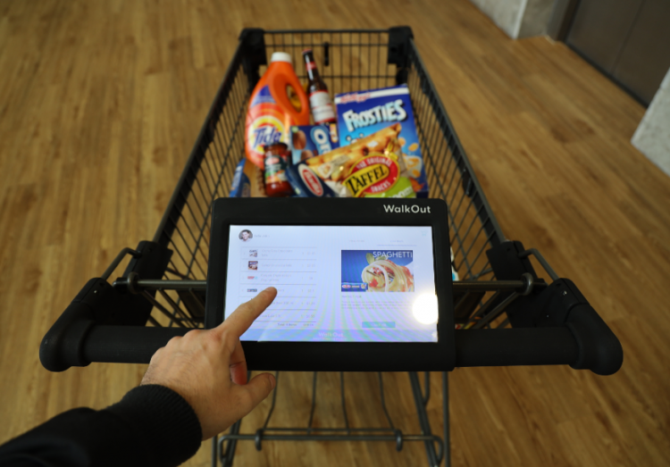 עגלת הקניות האוטונומית של WalkOut. צילום יחצ