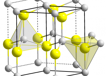 מבנה מולקולת גליום ניטריד. מתוך ויקיפדיה