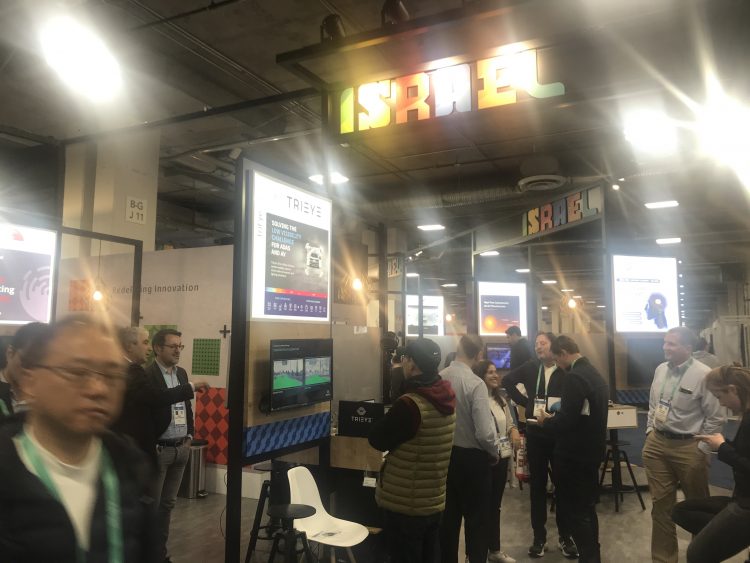 הביתן הישראלי בתערוכת CES 2020. צילום: אבי בליזובסקי