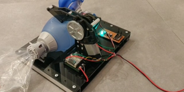 התקן הנשמה שפותח על ידי קבוצה בתחרות הרובוטיקה FIRST. צילום יחצ