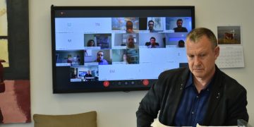 אראל מרגלית בועידת פתרונות הקורונה. צילום: אלי מנדלבאום