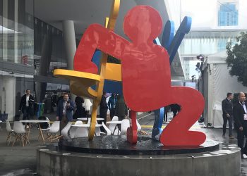 מרכז הכנסים מוסקונה בסן פרנסיסקו, פברואר 2019. צילום: אבי בליזובסקי