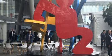 מרכז הכנסים מוסקונה בסן פרנסיסקו, פברואר 2019. צילום: אבי בליזובסקי