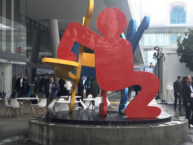 מרכז הכנסים מוסקונה בסן פרנסיסקו, פברואר 2019. צילום: אבי בליזובסקי