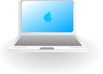 מחשב מק-בוק של אפל. המחשה: Image by Clker-Free-Vector-Images from Pixabay