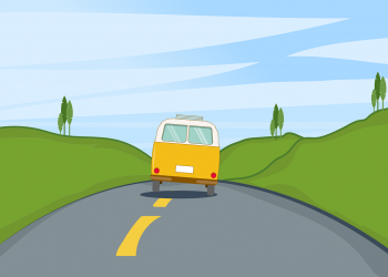 נסיעה בטוחה לטיול. איור: Image by digital designer from Pixabay