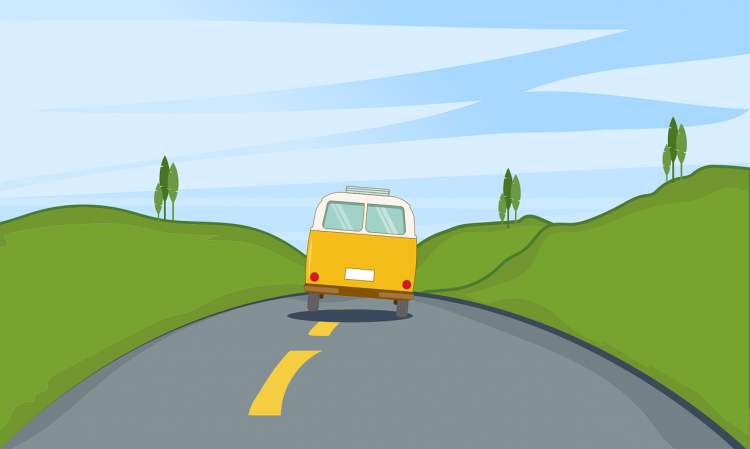 נסיעה בטוחה לטיול. איור: Image by digital designer from Pixabay