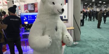 ביתן החדשנות של צרפת ב-CES 2019. צילום: אבי בליזובסקי