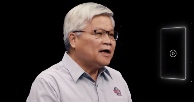 CC WEI, נשיא ומנכ"ל TSPG בכנס השותפים האירופיים של החברה 2020. צילום מסך