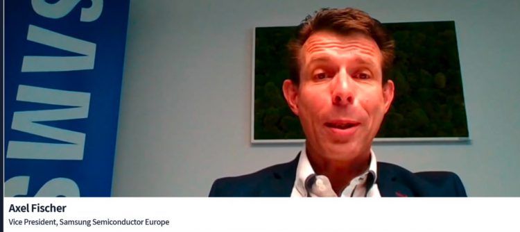 אקסל פישר, סגן נשיא, סמסונג אירופה. צילום מסך