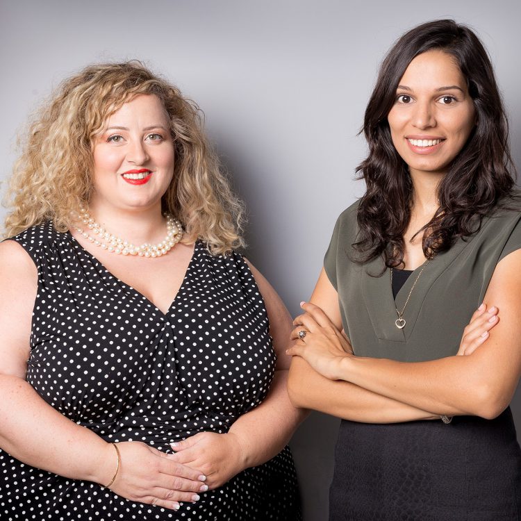 אריאלה רוזן וחולוד עיוטי, מנכ״ליות משותפות בפרזנטנס. צילום: שני נחמיאס