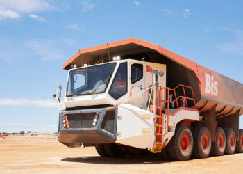 כלי רכב אוטונומי למכרות. צילום: BIS והתעשייה האווירית