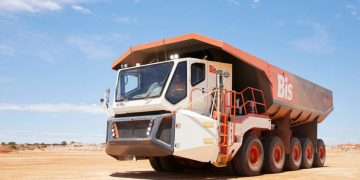 כלי רכב אוטונומי למכרות. צילום: BIS והתעשייה האווירית