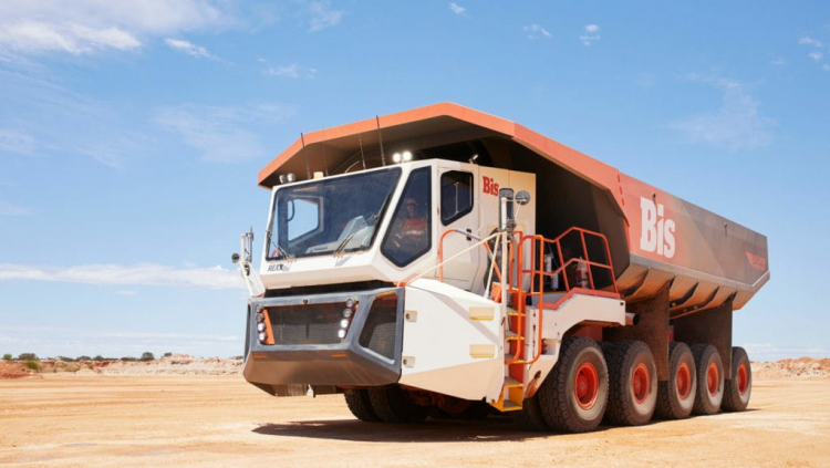 כלי רכב אוטונומי למכרות. צילום: BIS והתעשייה האווירית