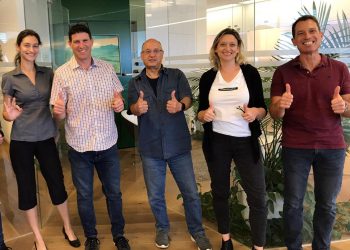 משתתפי מחזור 2020 של מאיץ היזמות אואזיס של אוניברסיטת בן גוריון ויבמ. צילום יחצ