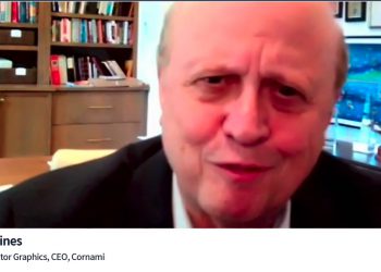 ד"ר וולי ריינס בכנס ChipEx2020 Digital. צילום מסך