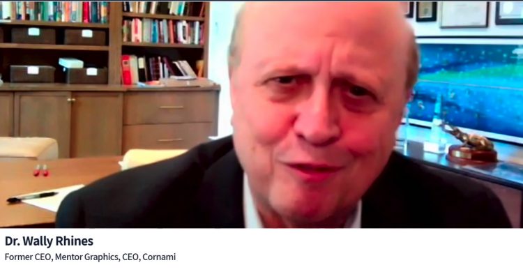 ד"ר וולי ריינס בכנס ChipEx2020 Digital. צילום מסך