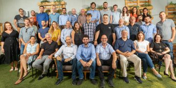 צוות חברת Qedit. צילום: רונן גולדמן