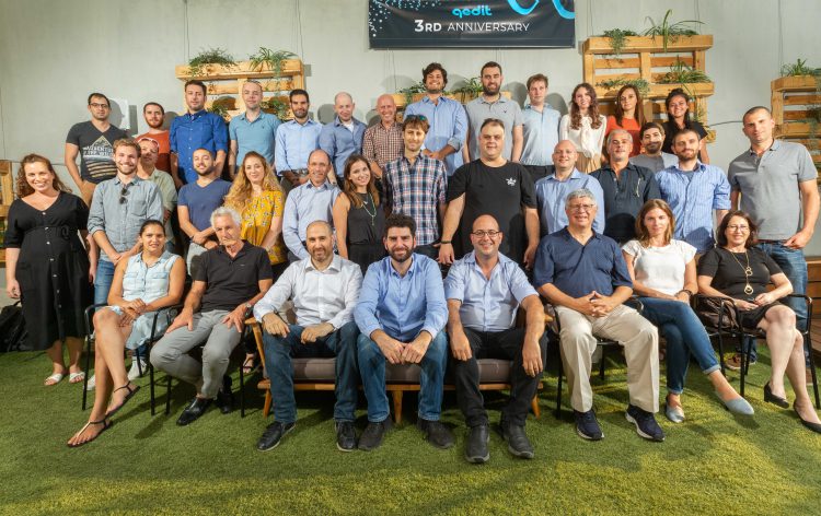 צוות חברת Qedit. צילום: רונן גולדמן
