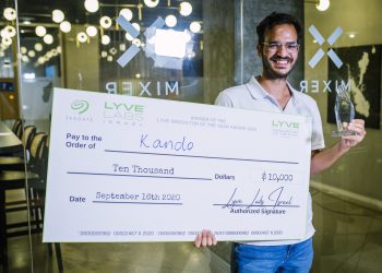 קנדו זוכה בפרס של סיגייט. צילום שני קריו, סיגייט