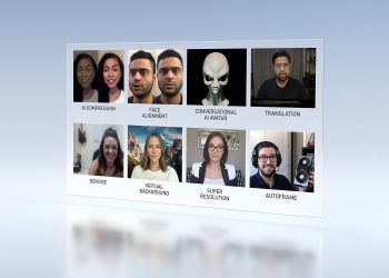 פלטפורמת הוידאו לבינה מלאכותית מקסין, אחד המוצרים שהכורזו בכנס ה-GTC, אוקטובר 2020. צילום יחצ, אנבידיה