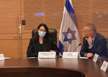 שר המדע יזהר שי ויו"ר וועדת המדע של הכנסת, ח"כ עינב קאבלה. צילום: דוברות הכנסת