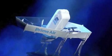 רחפן משלוחים של אמזון פריים אייר. צילום יחצ