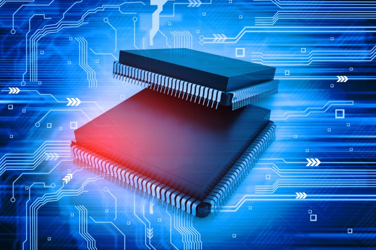 מעגלים משולבים על שבב. המחשה: depositphotos.com