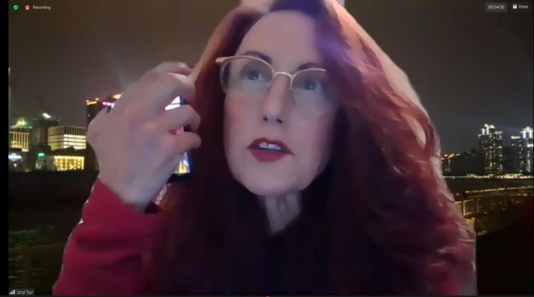 יעל עינב, מנכ"ל YChina במפגש הסיליקון קלאב צילום: שמואל אוסטר