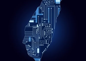 מפת טאיוון המציגה אותה כמעצמה בתחום השבבים. המחשה: depositphotos.com