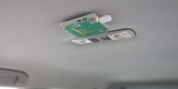 מכ"ם התרעה לפנים הרכב של VAYYAR. צילום יחצ