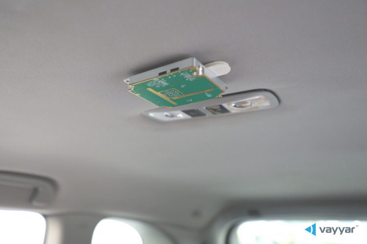 מכ"ם התרעה לפנים הרכב של VAYYAR. צילום יחצ