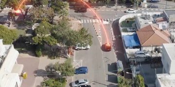 המחשת פעולת מערכות ה-V2X של אוטוטוקס. צילום יחצ