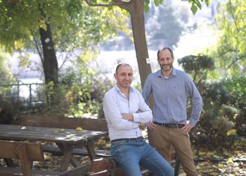 אבי ישראל, הישאם טאהא (צילום:אילן אסייג)