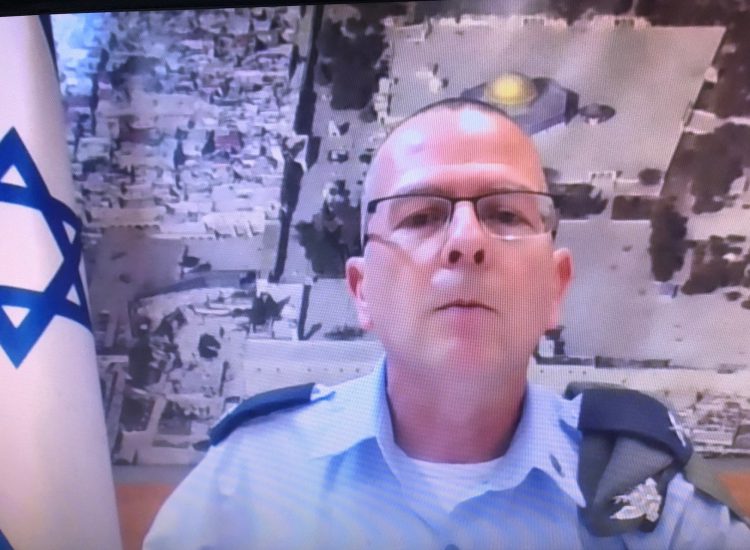 תא"ל יניב רותם, מפא"ת בכנס הסיליקון קלאב, אפריל 2021. צילום מסך